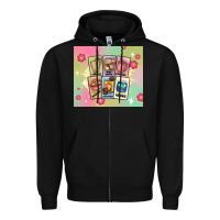 Black traditional mexican food Zipper Hoodie - MaliasSmallBusiness
