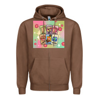 Chestnut traditional mexican food Zipper Hoodie - MaliasSmallBusiness