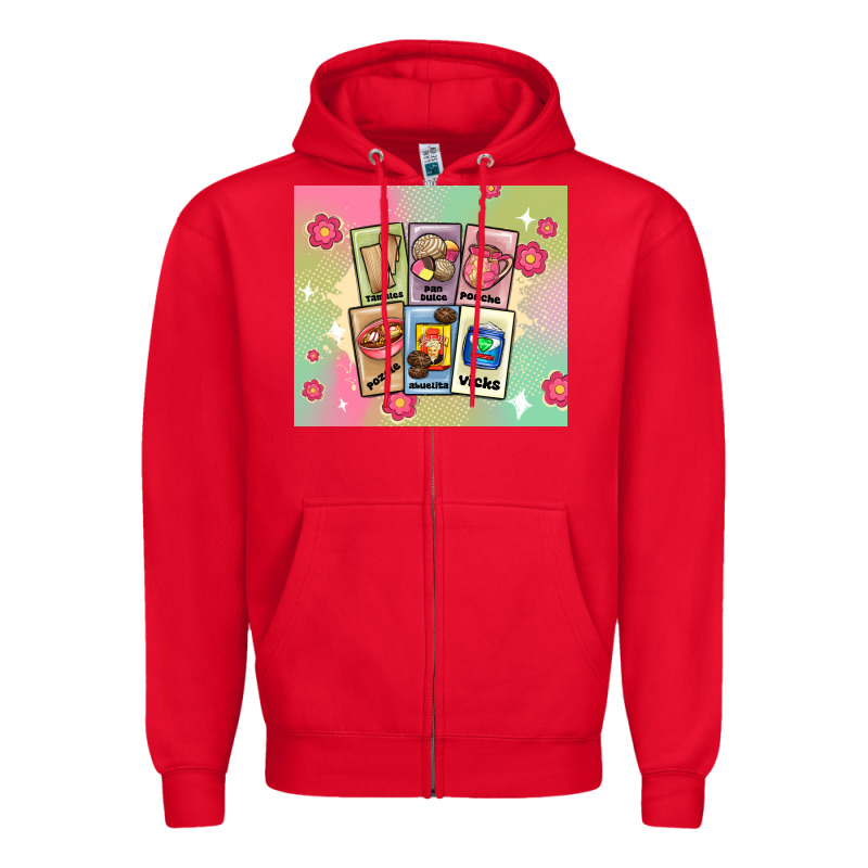 Traditional Mexican Food Zipper Hoodie by MaliasSmallBusiness | Teevron