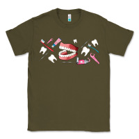 Army Green dentist elements Classic Tee - AdoDesignShop