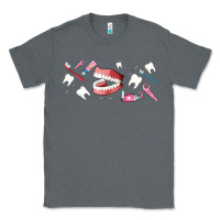 Charcoal Heather dentist elements Classic Tee - AdoDesignShop