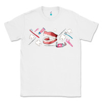 White dentist elements Classic Tee - AdoDesignShop