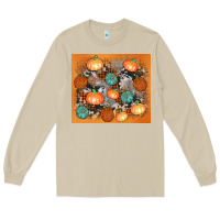 Mushroom cowhide pumpkin Long Sleeve Tee - AdoDesignShop