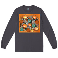 Smoke cowhide pumpkin Long Sleeve Tee - AdoDesignShop