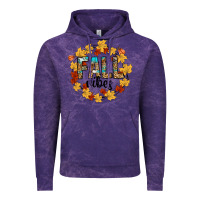 Cloud Purple fall vibes Vintage Hoodie - CowhideDigitalArt