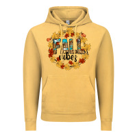 Vintage Mustard fall vibes Vintage Hoodie - CowhideDigitalArt