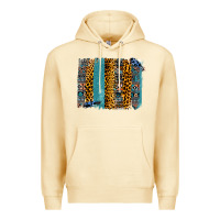 Pina Colada Aztec Leopard Glitter Brushstrokes Premium Hoodie - Bettercallsaul