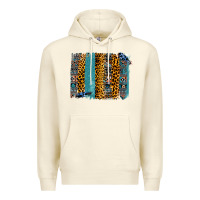 Sandshell Aztec Leopard Glitter Brushstrokes Premium Hoodie - Bettercallsaul