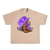 Burro purple cowgirl  and roses Urban Heavy Tee - AdoDesignShop