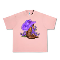 Salmon purple cowgirl  and roses Urban Heavy Tee - AdoDesignShop