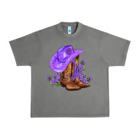 Tornado purple cowgirl  and roses Urban Heavy Tee - AdoDesignShop
