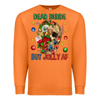 Carrot Dead Inside But Jolly Af Premium Sweatshirt - BundleAndBundleShop