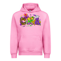 Fuchsia Pink Mardi Gras CNA Nurse Urban Hoodie - HowdyJamesFarm