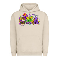 Pigment French Oak Mardi Gras CNA Nurse Urban Hoodie - HowdyJamesFarm