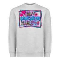 Heather Grey me sarcastic nah Heavyweight Sweatshirt - AdoDesignShop