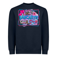 Navy me sarcastic nah Heavyweight Sweatshirt - AdoDesignShop