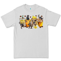 Dove Grey monkey coffee cups Premium Tee - texasbilliewilder