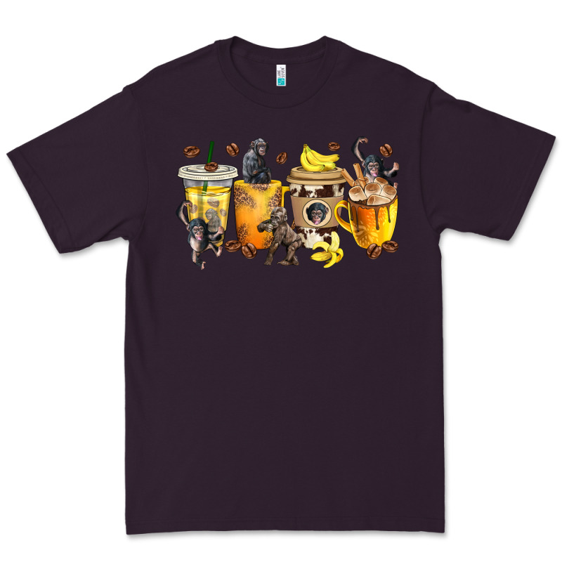 Monkey Coffee Cups Premium Tee by texasbilliewilder | Teevron