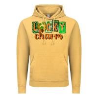 Vintage Mustard Lucky charm st. patricks day Vintage Hoodie - Neo Western