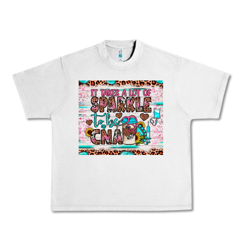It Takes A Lot Of Sparkle To Be A Cna Urban Heavy Tee by JahusDesignShop | Teevron