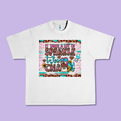It Takes A Lot Of Sparkle To Be A Cna Urban Heavy Tee Designed By Jahusdesignshop