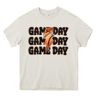Cream game day game day game day basketball Heavy Core Tee - MaliasSmallBusiness