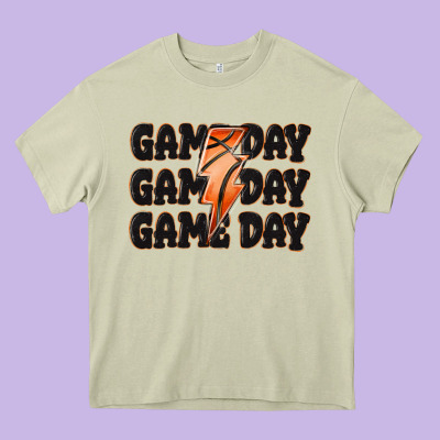Game Day Game Day Game Day Basketball Heavy Core Tee Designed By Maliassmallbusiness