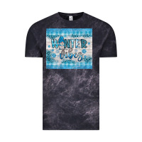 Cloud Black winter vibes gnome Vintage Tee - JahusDesignShop