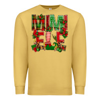 Antique Gold Christmas Mimi Elf Premium Sweatshirt - BundleAndBundleShop