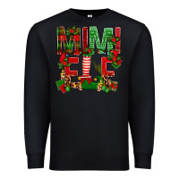 Black Christmas Mimi Elf Premium Sweatshirt - BundleAndBundleShop