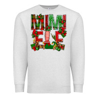 Oatmeal Heather Christmas Mimi Elf Premium Sweatshirt - BundleAndBundleShop