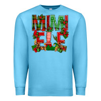 Ocean Blue Christmas Mimi Elf Premium Sweatshirt - BundleAndBundleShop