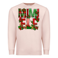 Pale Pink Christmas Mimi Elf Premium Sweatshirt - BundleAndBundleShop