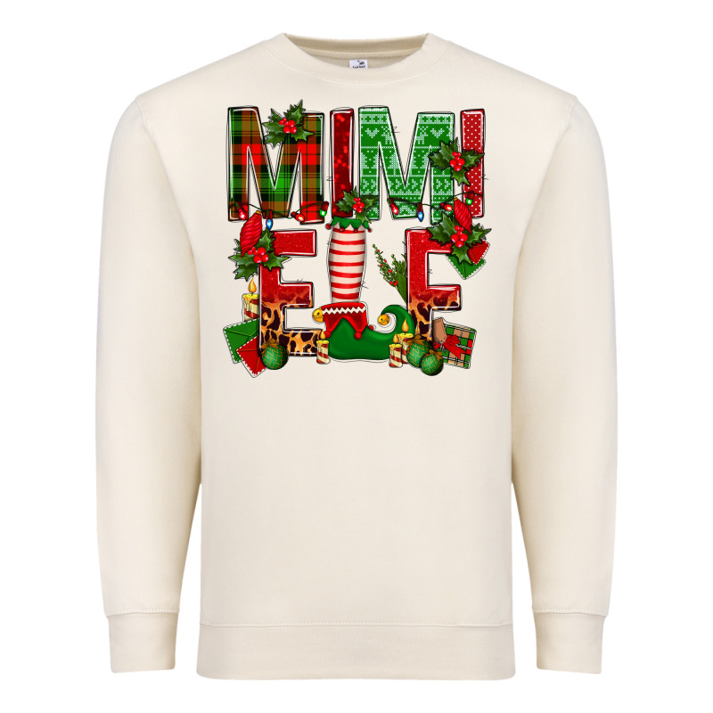 Christmas Mimi Elf Premium Sweatshirt by BundleAndBundleShop | Teevron
