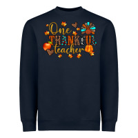 Navy one thankful teacher Heavyweight Sweatshirt - JahusDesignShop