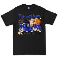 Black i'm just here for the snacks #basketball brother Premium Tee - Zillion Design Studio