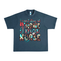 Midnight Navy i can’t stay at home i’m a nurse Urban Heavy Tee - JahusDesignShop