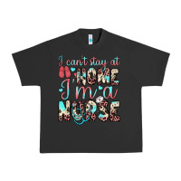 Pigment Black i can’t stay at home i’m a nurse Urban Heavy Tee - JahusDesignShop