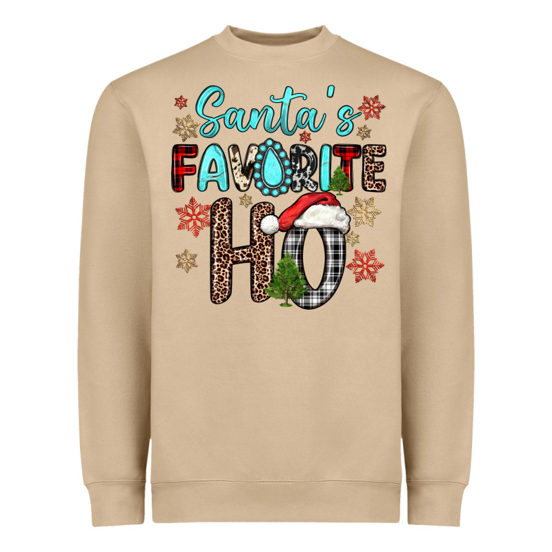 Santa S Favorite Ho Heavyweight Sweatshirt by JahusDesignShop | Teevron