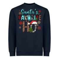Navy santa s favorite ho Heavyweight Sweatshirt - JahusDesignShop