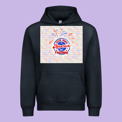 America And Freedom Urban Hoodie Designed By Tumblerdesignbyshophia