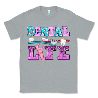 Heather Grey dental life with teeth Classic Tee - AdoDesignShop