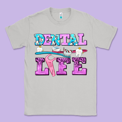 Dental Life With Teeth Classic Tee Designed By Adodesignshop