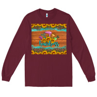 Burgundy hairboss 200z skinny sunflowers leopard hairdresser Long Sleeve Tee - Artiststas
