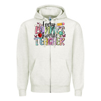Oatmeal Heather every bunny's favorite teacher Zipper Hoodie - MaliasSmallBusiness