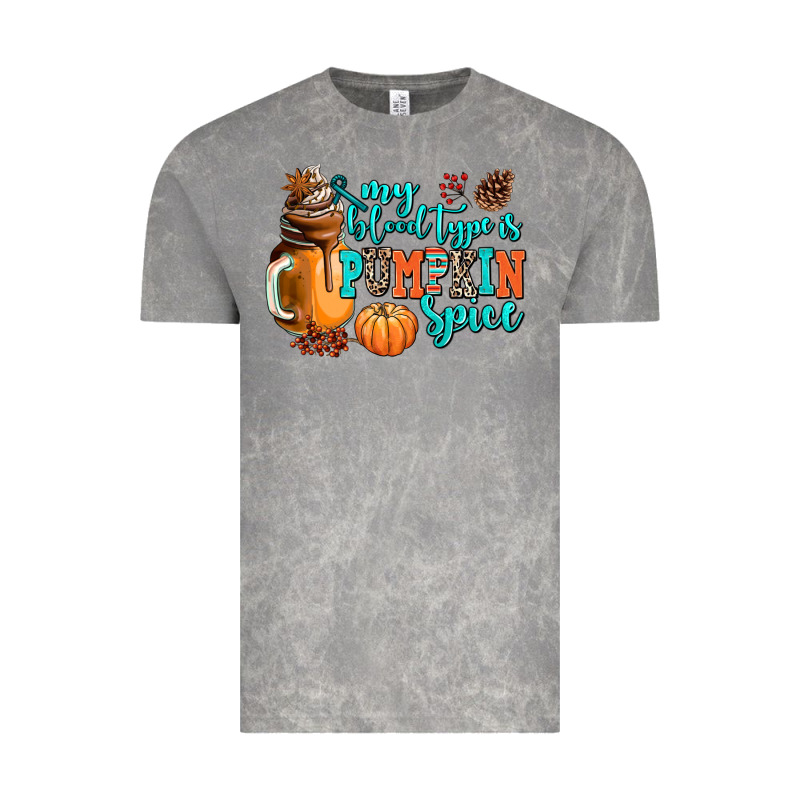 My Blood Type Is Pumpkin Spice Vintage Tee by AdoDesignShop | Teevron