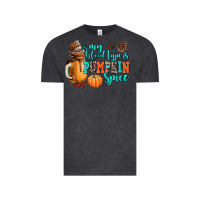 Vintage Black my blood type is pumpkin spice Vintage Tee - AdoDesignShop
