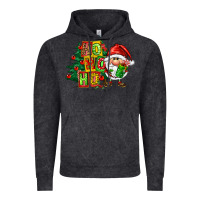 Vintage Black ho ho ho santa gnomes Vintage Hoodie - FaDigitalArtStudio