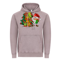 Vintage Zinc ho ho ho santa gnomes Vintage Hoodie - FaDigitalArtStudio