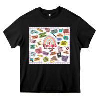 Black teacher daily affirmations Heavy Core Tee - MaliasSmallBusiness
